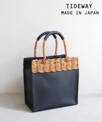 TIDEWAY/【TIDEWAY / タイドウェイ】ARUROG HANDLE SQUARE TOTE かごバッグ ハンドバッグ トートバッグ レザー T2997/506039004