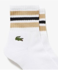 LACOSTE Mens/ラインドアメリブショートソックス（25－27）/506061762