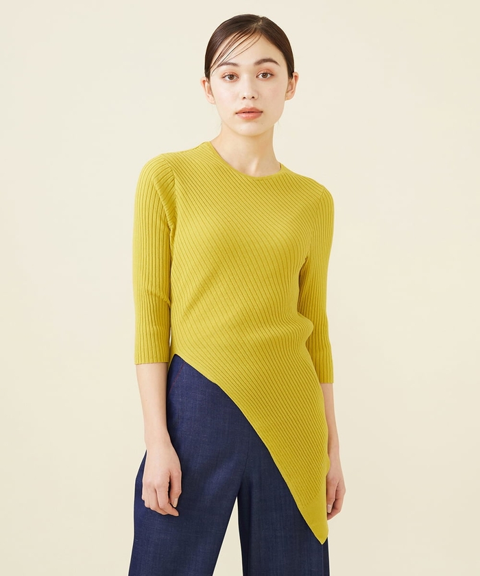 お値下げ❤新品❤Sybilla　シビラ　半袖ニット　M セール】 【PLAYA】アイレットロングニットプルオーバー