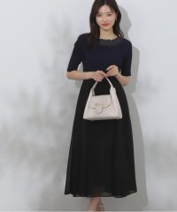 PROPORTION BODY DRESSING/エンブロイダリーシアードッキングニットワンピース/506062019