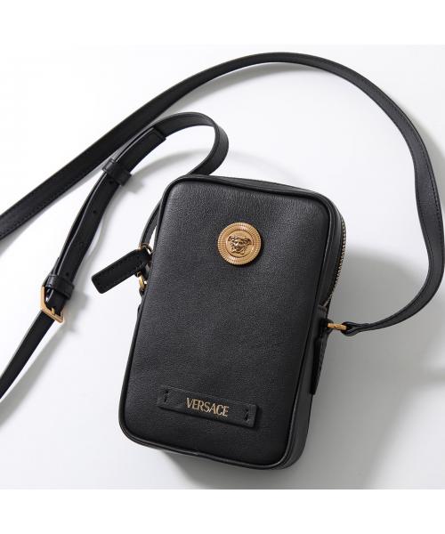 ♡美品♡Versace ブラック ショルダーバッグ 90_1020088-