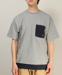 LOGOS/【LOGOS Park/ロゴスパーク】天竺 配色ポケット付き半袖クルーネックTシャツ/506058612