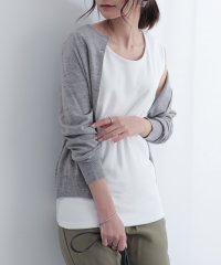 and it_/アンドイット and it_ [日本製]凄く透けない大人カワイイクルーネックタンクトップ インナー タンクトップ レディース トップス 透けにくい 二重 クルー/506029249