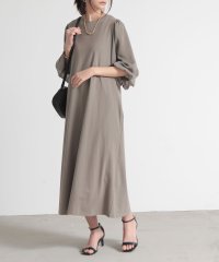 and it_/アンドイット and it_ 着丈が選べる！シアースリーブカットソーワンピース ワンピース レディース 春夏 半袖 ボリュームスリーブ バルーンスリーブ 透け感/506029262