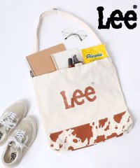 salong hameu/サロンハミュー Salong hameu 【Salong hameu】Lee（リー）ブランドロゴプリント 牛柄トートバッグ メンズ レディース/2wayショルダ/506047677