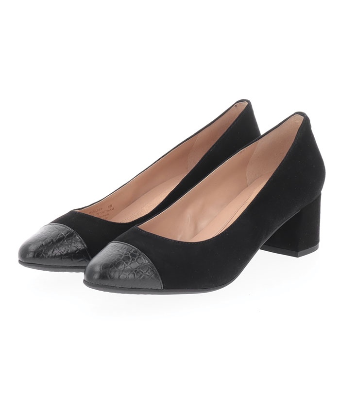 コールハーン　COLE HAAN THE GO-TO PUMP 45mm Cole Haan Women's The Go-to Pump 45MM, Black Leather