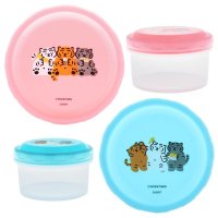 cinemacollection/MUZIK TIGER ムジークタイガー 食品保存容器 フードコンテナ2個セット B サンスター文具 作り置き ギフト プレゼント キャラクター グッズ /506060771