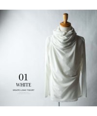  GENELESS/ジェネレス GENELESS tシャツ 長袖 メンズ ドレープネック ヴィジュアル系 トップス ベロア タートルネック Tシャツ V系 ドライ メンズファッショ/506061592