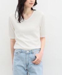 Honeys/汗ジミ軽減半袖ＶネックＴ Tシャツ カットソー 半袖 汗じみ 防止 服 目立たない /506062165