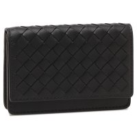 BOTTEGA VENETA/ボッテガヴェネタ 名刺入れ カードケース イントレチャート ブラック メンズ レディース ユニセックス BOTTEGA VENETA 133945 V0016 /506062963