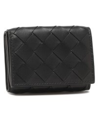 BOTTEGA VENETA/ボッテガヴェネタ 三つ折り財布 イントレチャート ミニ財布 ブラック メンズ レディース ユニセックス BOTTEGA VENETA 609285 VCPP2 /506062972