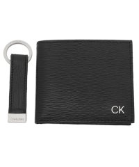 Calvin Klein/カルバンクライン 二つ折り財布 キーホルダー ギフトセット ブラック メンズ CALVIN KLEIN 31CK330016 001/506062981