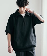 Rocky Monroe/サマーニット 半袖 ニットソー メンズ レディース セーター 春ニット ハイネック ハーフジップ プルオーバー オーバーサイズ ビッグシルエット ゆったり ルー/506063242