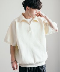 Rocky Monroe/サマーニット 半袖 ニットソー メンズ レディース セーター 春ニット ハイネック ハーフジップ プルオーバー オーバーサイズ ビッグシルエット ゆったり ルー/506063242