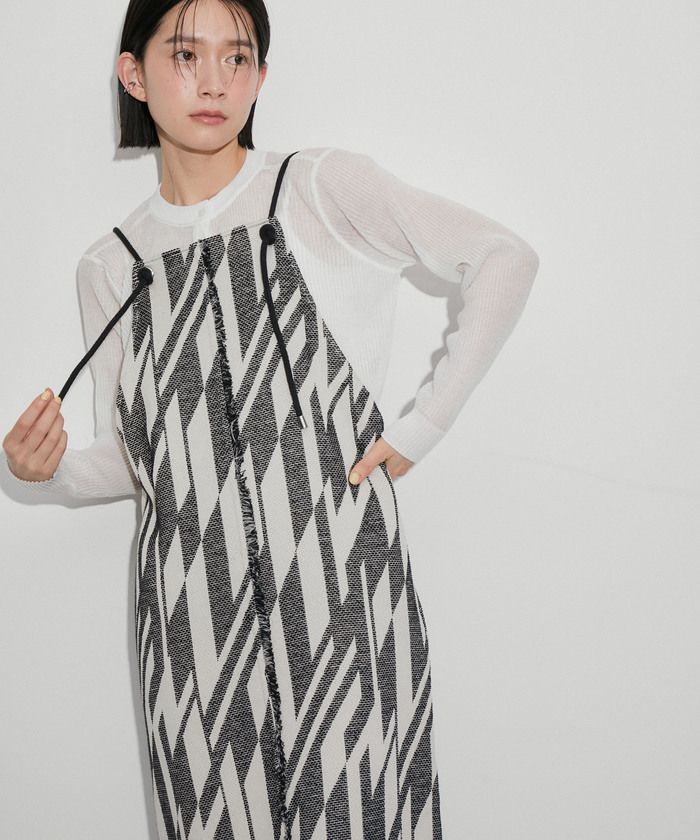 セール 40%OFF】ジャガードキャミワンピース(506063756