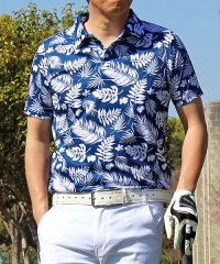 TopIsm/トップイズム TopIsm ゴルフ ポロシャツ メンズ ゴルフウェア 速乾ドライメッシュ ストレッチ 半袖 春夏 カモフラ 迷彩 総柄 千鳥格子 チェック 星ス/504691027