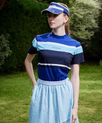 le coq sportif GOLF /フレンチボーダーモックネックシャツ/SUNSCREEN【RIJOUME/リジューム】/505875848