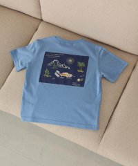 COMME CA ISM KIDS/アロハ柄プリント Tシャツ/506052184