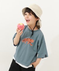 devirock/【なつこさんコラボ】防汚 半袖Tシャツ 子供服 キッズ ベビー 男の子 女の子 トップス 半袖Tシャツ Tシャツ /506052957