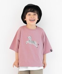 devirock/【なつこさんコラボ】防汚 半袖Tシャツ 子供服 キッズ ベビー 男の子 女の子 トップス 半袖Tシャツ Tシャツ /506052957