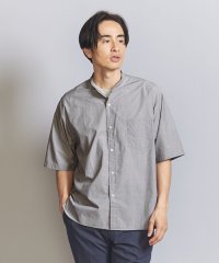 BEAUTY&YOUTH UNITED ARROWS/バンドカラー スクエア ショートスリーブ シャツ/506054429