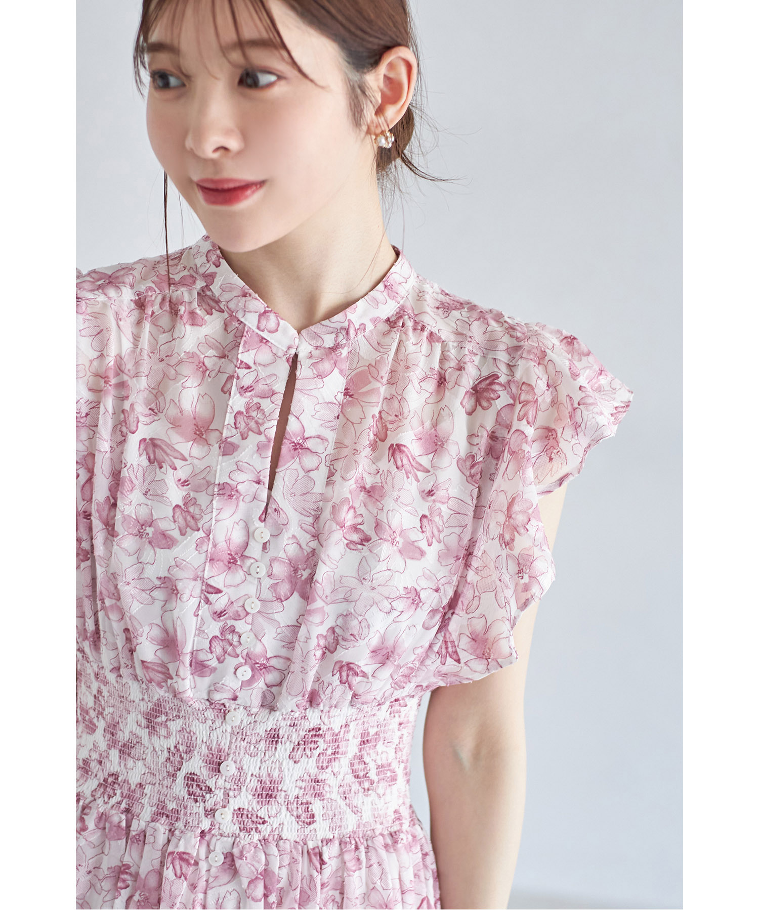 トッコクローゼット tocco closet ペチコート付きシアー