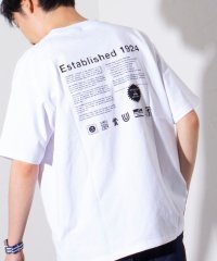 GLOSTER/【UNIVERSAL OVERALL/ユニバーサルオーバーオール】100th LIMITED プリントTシャツ/506059562