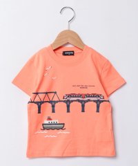 kladskap/電車と鉄橋半袖Tシャツ/506061264