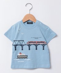 kladskap/電車と鉄橋半袖Tシャツ/506061264