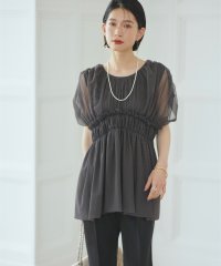 RUIRUE BOUTIQUE/ルイルエブティック RUIRUE BOUTIQUE シャーリングチュールトップス＆テーパードパンツセット/506063387