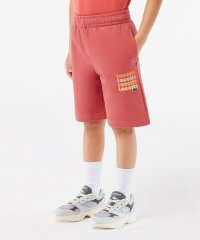 LACOSTE KIDS/オーガニックコットン 裏パイル BOYS4連ロゴ入りスウェットショーツ/506063823