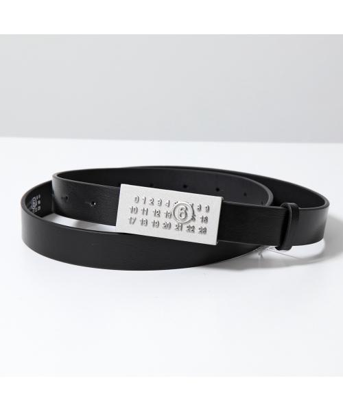 セール】MM6 ベルト SA6TP0010 P6692 Numeric レザー(506064832