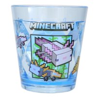 cinemacollection/マインクラフト プラコップ キラキラクリアカップ ブルー Minecraft ケイカンパニー プラカップ 子供 ギフト ゲームキャラクター グッズ /506064868