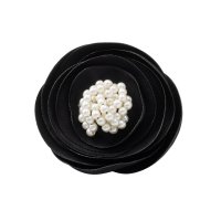 cream dot/クリームドット Cream dot. 贅沢ツイストパールの重なりフラワーコサージュ/506064993
