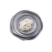cream dot/クリームドット Cream dot. 贅沢ツイストパールの重なりフラワーコサージュ/506064993