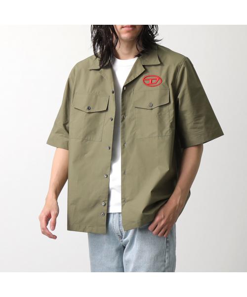 DIESEL 半袖シャツ s-mac-22-b-0pcal DIESEL ディーゼル 半袖シャツ S-MAC-22-B 半袖オープンカラー