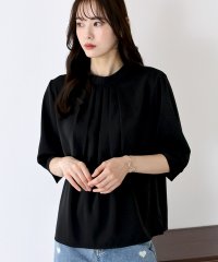 BLUEEAST/ブルーイースト BLUEEAST ハイネックタックブラウス/506065484