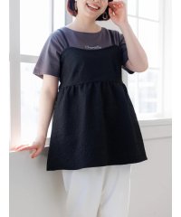 Re-J＆SUPURE/フクレジャガードキャミｘTシャツアンサンブル/506065501