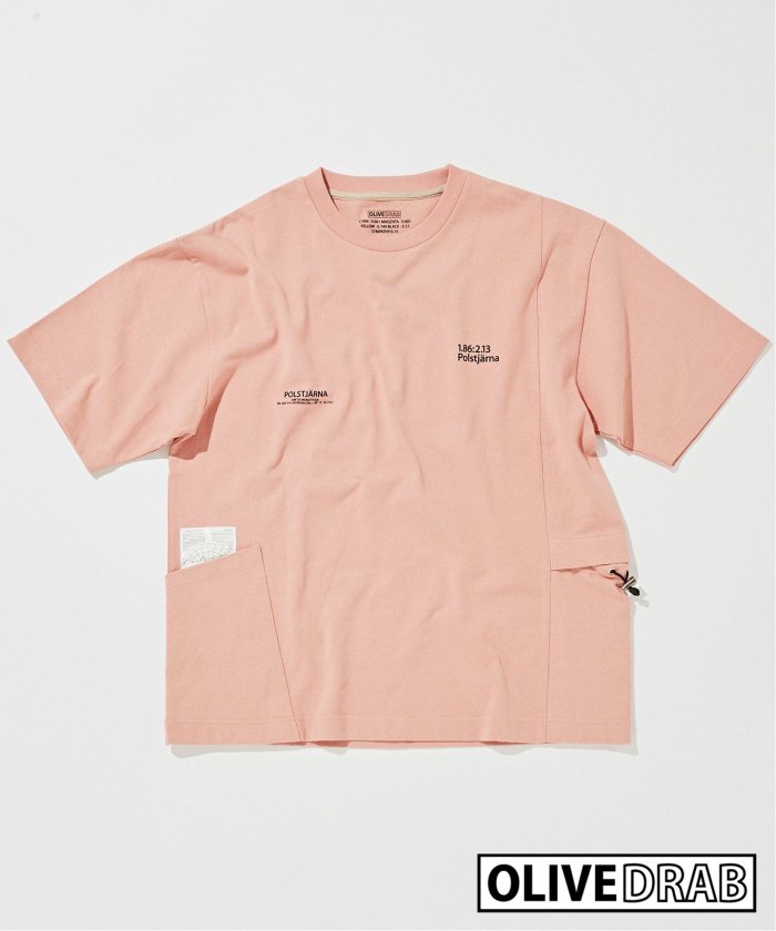 OLIVEDRAB/キャリーポケット 半袖Tシャツ(506065512) | ベーセー