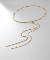 COCOSHNIK ONHITSCH/ココシュニック オンキッチュ COCOSHNIK ONKITSCH シルバー ミックスカーブチェーンフリンジ ネックレス GP/506065637