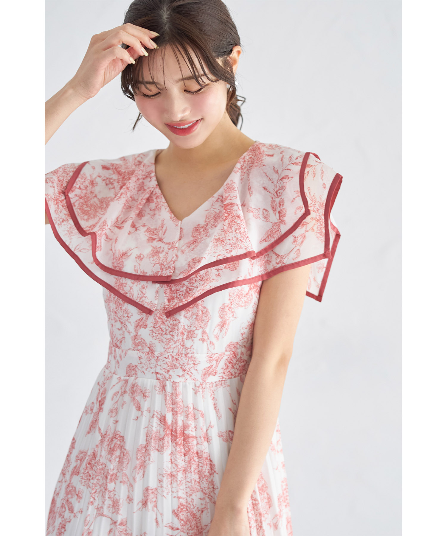 セール】トッコクローゼット tocco closet ビックカラーフラワー