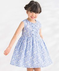 BeBe Petits Pois Vert/花柄or葉柄リボンポイントワンピース(95~150cm)/506053922