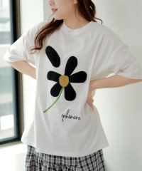 OLIVE des OLIVE/お花サガラT　トップス　Tシャツ　カジュアル　春/506057466