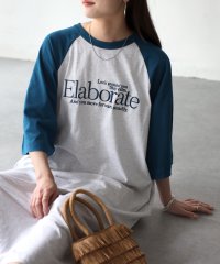 Riberry/Elaborate刺繍ラグラン半袖Ｔシャツワンピース/506064157