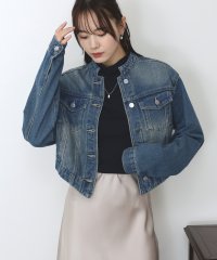 BLUEEAST/ブルーイースト BLUEEAST ノーカラーデニムジャケット/506065485
