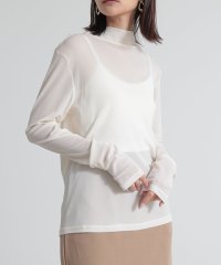 and it_/アンドイット and it_ シアーハイネックプルオーバー トップス レディース 春夏 長袖 シアー シアートップス 透け感 涼感 肌見せ トレンド お洒落 大/506065679