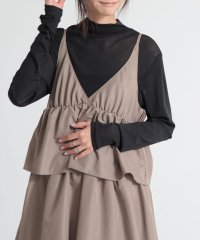 and it_/アンドイット and it_ シアーハイネックプルオーバー トップス レディース 春夏 長袖 シアー シアートップス 透け感 涼感 肌見せ トレンド お洒落 大/506065679