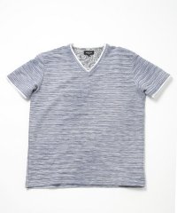 Men's Bigi/吸水速乾(ABS加工)スラブタックVネックカットソー/506066338