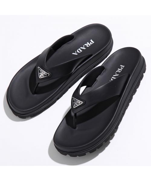 PRADA トングサンダル 1Y420N 3LKK トライアングルロゴ PRADA トングサンダル 1Y420N 3LKK トライアングルロゴ