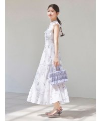 SNIDEL/【WEB限定サイズあり】Sustainableプリントプリーツワンピース/506066575